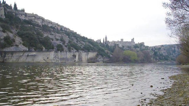 La rivière l'Ardèche à Aiguèze