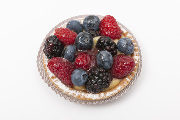 Strawberry fruit tart