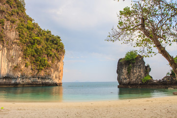 View of koh hong island krabi,Thailand