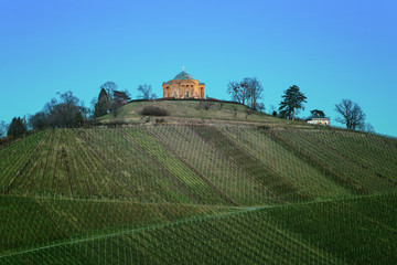 Grave Chapel Rotenberg at Night, Stuttgart