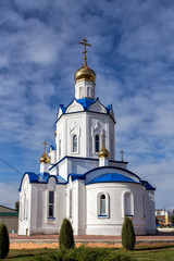 Fototapeta na wymiar Church Intercession of Holy Virgin. Hlevnoe. Russia