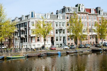 Canal in Amsterdam - Netherlands