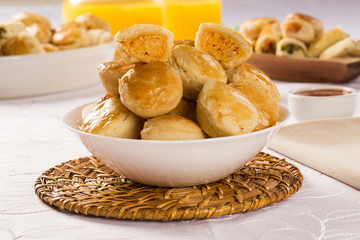 Empada Brazilian snack. pie with chicken