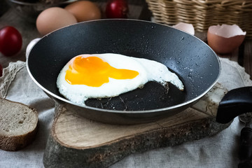 fried eggs