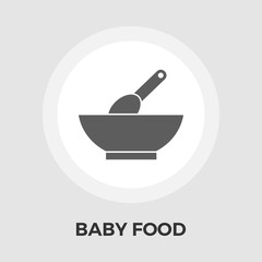 Baby Food Flat Icon