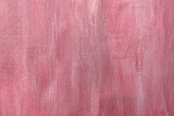 Pink painted artistic canvas