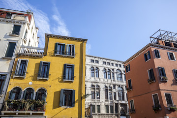Cityscape of the beautiful city of Venice, Italy