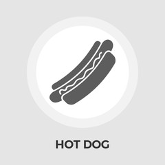 Hot Dog Flat Icon