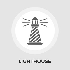 Lighthouse Line Icon