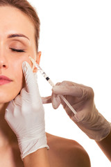 Facial injection for women © georgerudy