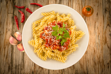 Fusilli al sugo di carne, Italian Pasta
