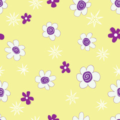 Seamless floral pattern.