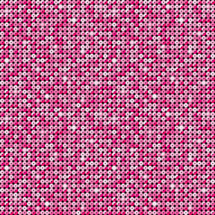 Pink sequin background. Square frame. Eps 10.