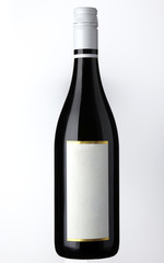 Wine bottle Isolated on white background