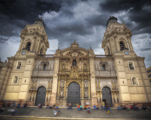 Fototapeta na wymiar Panoramic view of Lima
