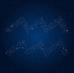 Vector astrological sign of the Zodiac. EPS 10.