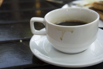 cup of black coffee