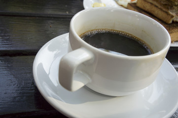 cup of black coffee