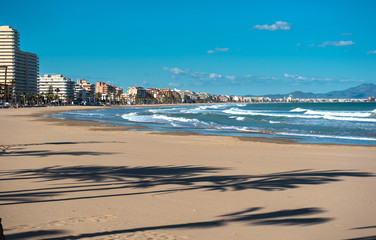 Peniscola coastline. Spain