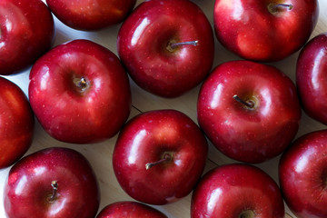 Red delicious ripe apples