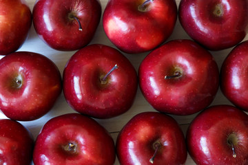 Red delicious ripe apples