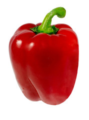 sweet pepper isolated on white background