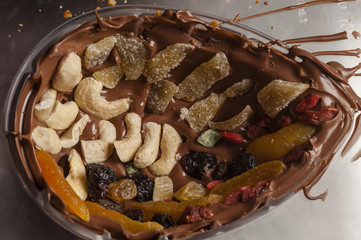 Preparation of traditional Easter chocolate