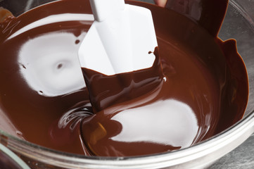 Preparation of traditional Easter chocolate