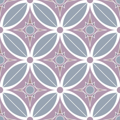 Fototapeta premium Decorative mosaic seamless pattern