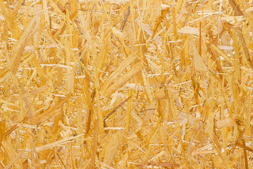 Yellow chipboard texture, wood background