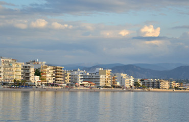 Obraz premium Embankment in Loutraki.