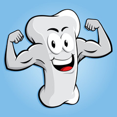Strong Bone Character With Muscular Arms - 105647616