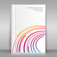 Brochure cover design.