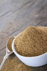 fresh ground cardamom spice