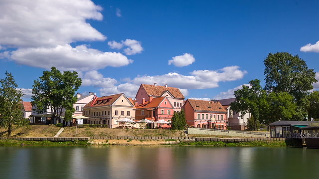 Traetskae Pradmestse - historical center of Minsk, Belarus