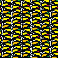 Seamless pattern Japanese. 和風パターン