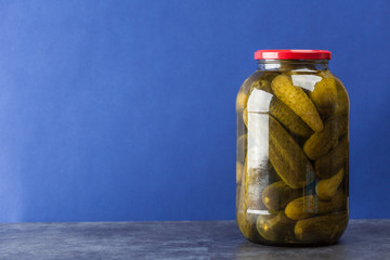 Big jar with pickles
