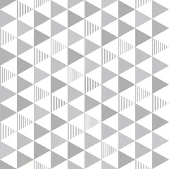 Behang Naadloze patroon driehoek. Driehoekig patroon © tabosan