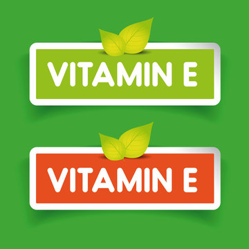 Vitamin E label vector set