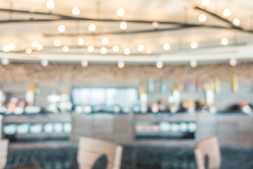 Abstract blur restaurant