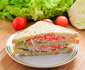 crab salad sandwich