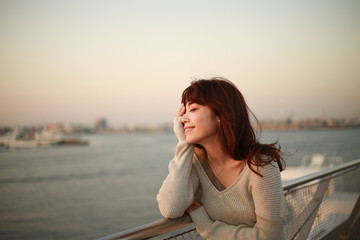 屋外ポートレート