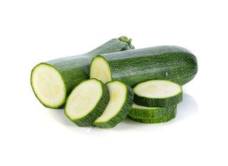 zucchini isolated on white background