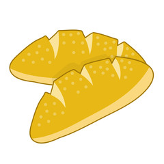 Bread isolated illustration