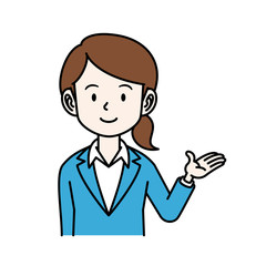 スーツの女性_紹介