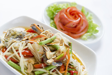 som tam, green papaya salad