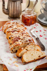 Sliced Braided Sweet Bread
