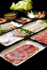 Korean BBQ dining set