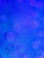 Abstract background blue bokeh