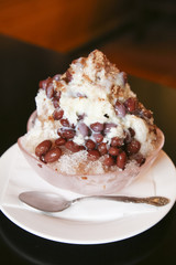 Zenzai, Kakigori, Japanese summer sweets.